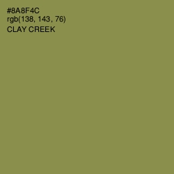 #8A8F4C - Clay Creek Color Image